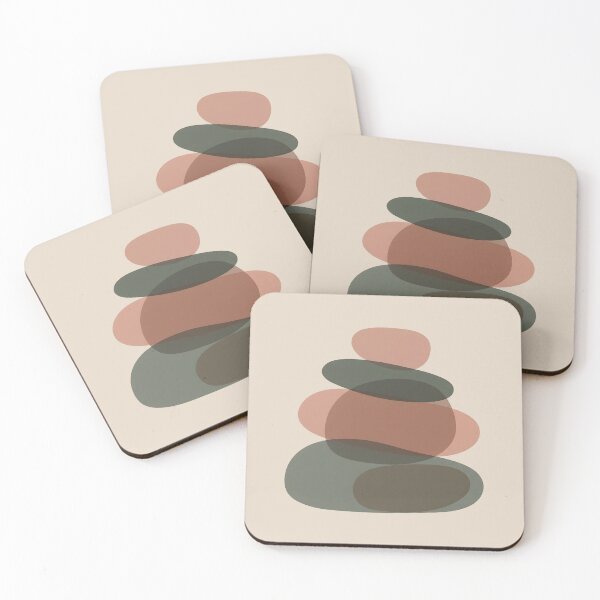 Item preview, Stillness Stone Abstract Forms designed and sold by VibeShift Studio.