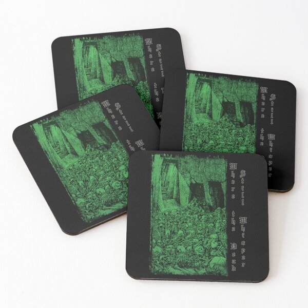Item preview, Where The dead Still Whisper (green version) designed and sold by Dungeon-Shop.
