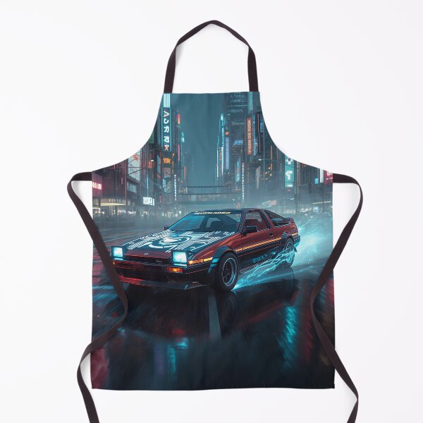 Item preview, Retro-Futuristic Toyota AE86: Drifting in Cyberpunk City designed and sold by IRONFRAME.
