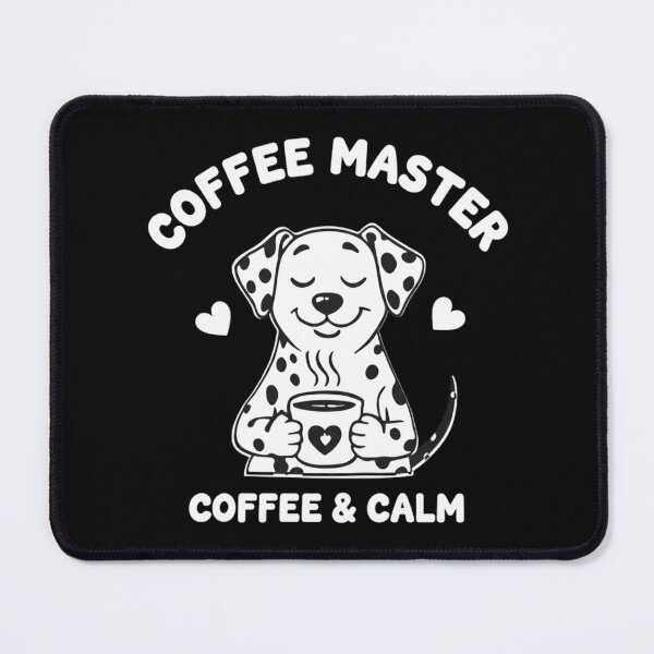 Item preview, Happy coffee break Dalmatian(BLACK) designed and sold by Jchan24.