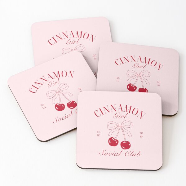 Item preview, Cinnamon Social Club (Est 2019) Coquette Cherry  designed and sold by soheedesigns.