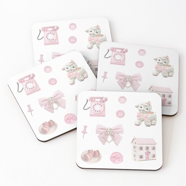 Item preview, vintage coquette pink set designed and sold by delicate-pov.