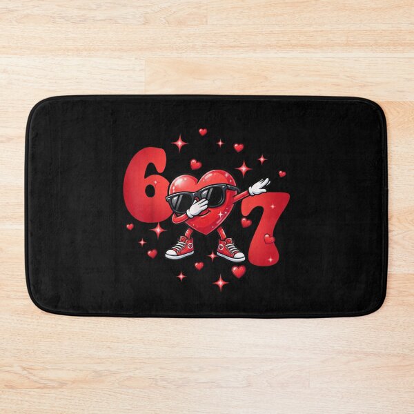Item preview, Valentine’s Day 67 Meme six Seven Heart Dabbing designed and sold by ivotee.