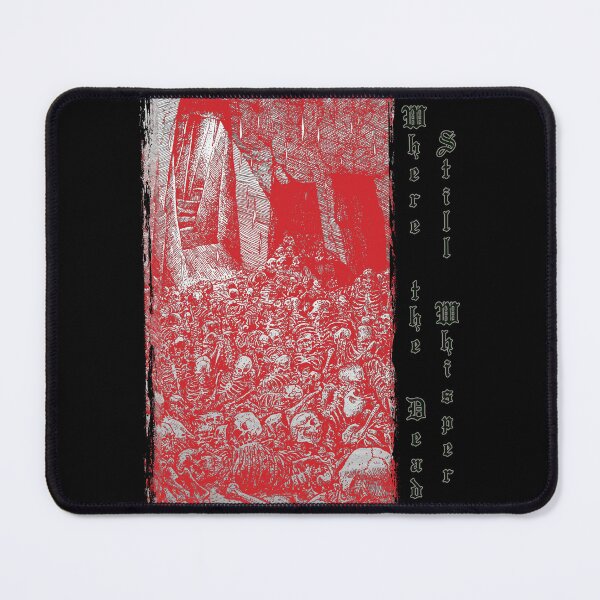 Item preview, Where The Dead Still Whisper (grey red version) designed and sold by Dungeon-Shop.