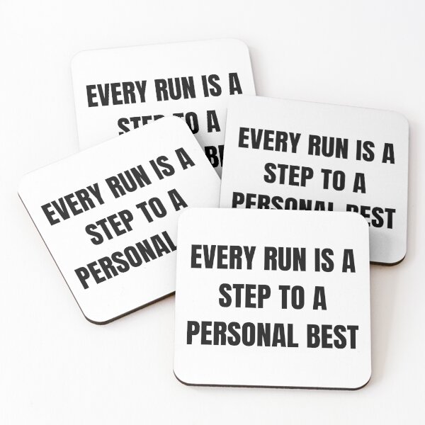 Item preview, Every Run Is a Step to a Personal Best – Speedrunning Motivation Quote designed and sold by PHRASEandSTYLE.