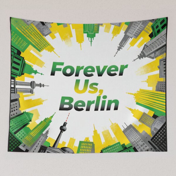 Item preview, Forever Us Berlin Modern City Love Art designed and sold by FreeFromDefault.