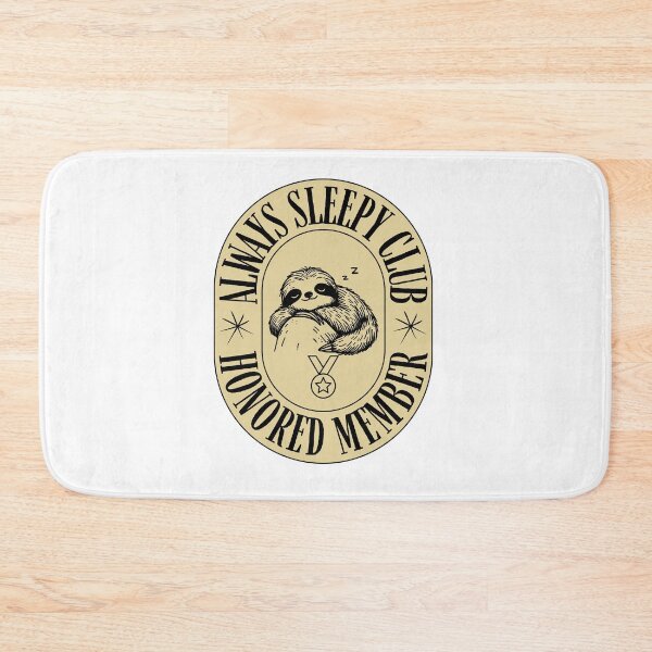 Item preview, Cute Sleeping Sloth Emblem – Gifts for Nappers and Procrastinators designed and sold by Tamer ⭐⭐⭐⭐⭐.
