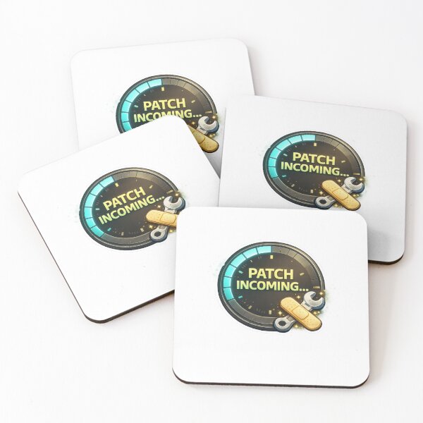 Item preview, Patch Incoming Software Developer Gaming Humor designed and sold by jgvisualarts.