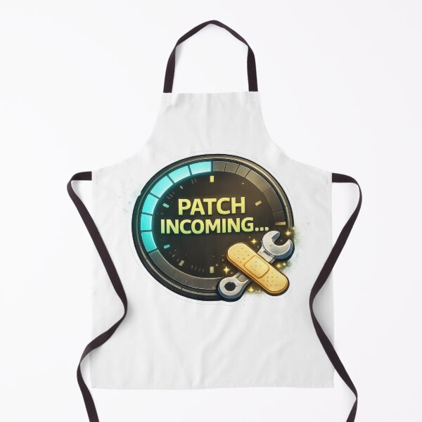 Item preview, Patch Incoming Software Developer Gaming Humor designed and sold by jgvisualarts.