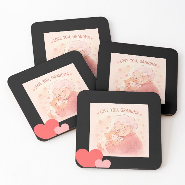 Item preview, Love You Grandma – Cozy Illustration designed and sold by Bymonale.