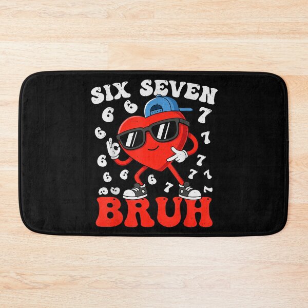 Item preview, Six Seven 67  Bruh Meme Cool Valentine Heart  designed and sold by ivotee.