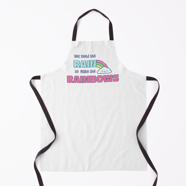 Item preview, You Need the Rain to Make the Rainbows – Cute Positive Quote Art designed and sold by picadillyprints.