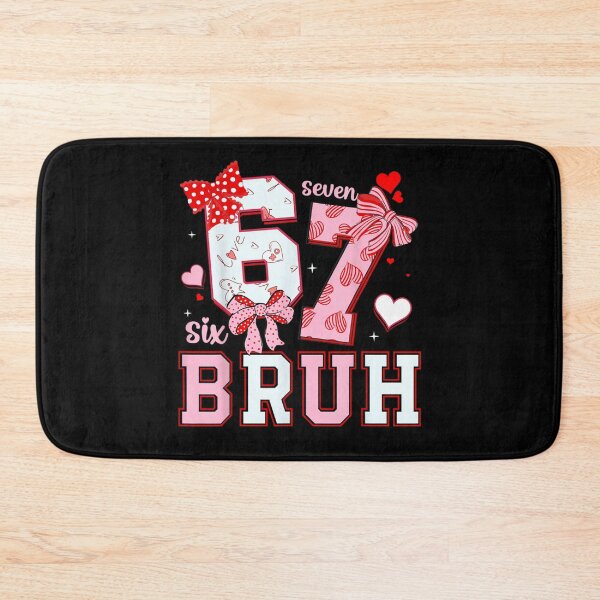 Item preview, Bruh 67 Six Seven 6 7 Meme Valentines designed and sold by ivotee.