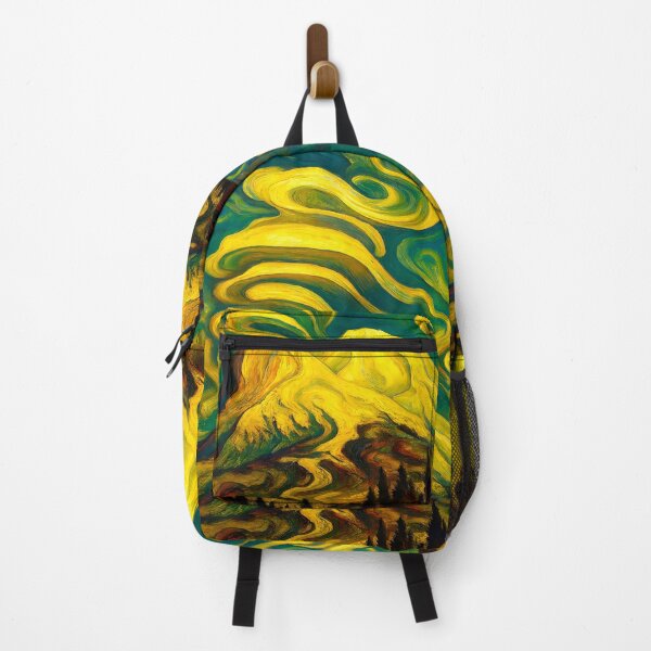 Item preview, Mount Shasta Surreal Lenticular Dreamscape – Cosmic Dreamlike Post Impressionism designed and sold by WilderRoads.