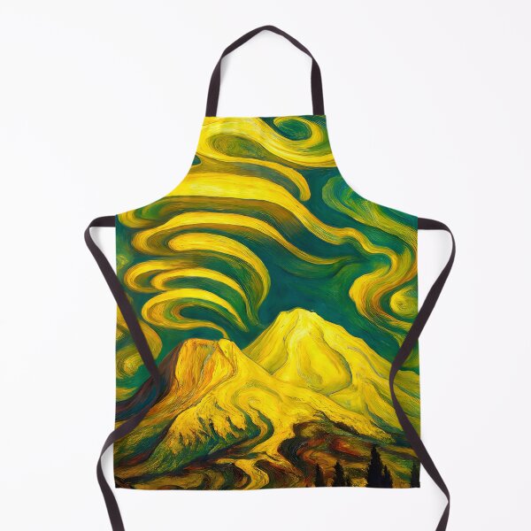 Item preview, Mount Shasta Surreal Lenticular Dreamscape – Cosmic Dreamlike Post Impressionism designed and sold by WilderRoads.