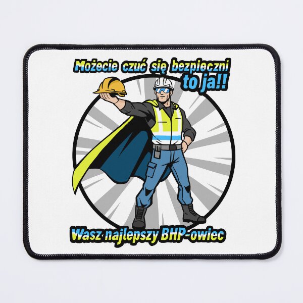 Item preview, Funny Safety Officer Print - BHP Worker Illustration designed and sold by MartynaKanik.