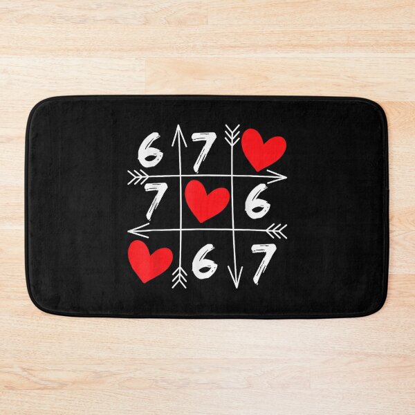 Item preview, Valentines Day Six Seven 67 Meme 6 7 Heart designed and sold by ivotee.