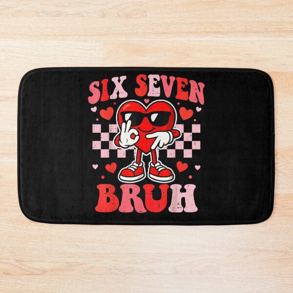 Item preview, Six Seven 67  Bruh Meme Cool Valentine Heart  designed and sold by ivotee.