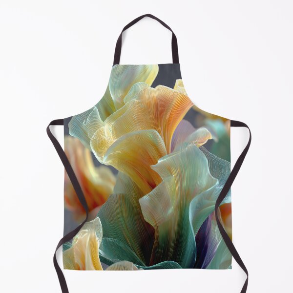 Item preview, Pastel Iridescent Petals Close-Up – Dreamlike Glass Flower designed and sold by EK-World.