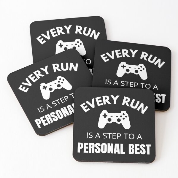 Item preview, Every Run Is a Step to a Personal Best – Minimal Controller Quote Design designed and sold by PHRASEandSTYLE.