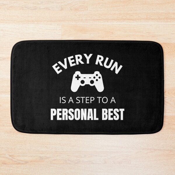 Item preview, Every Run Is a Step to a Personal Best – Minimal Controller Quote Design designed and sold by PHRASEandSTYLE.