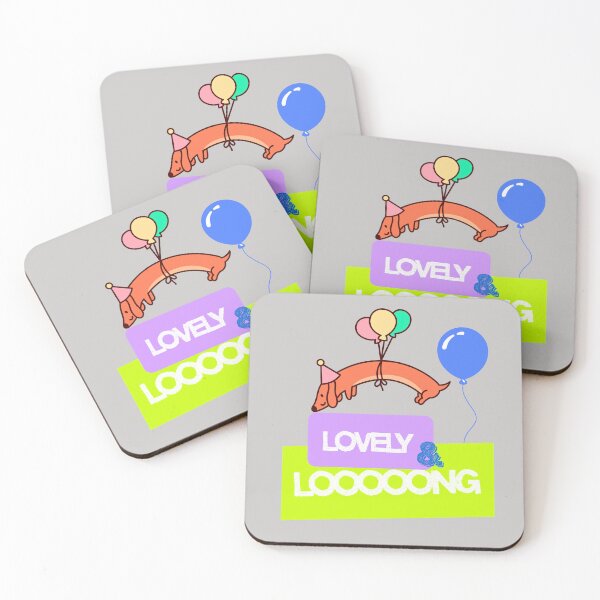 Item preview, Long Dog, Big Party. Gifts for dachshund lovers. designed and sold by Aquarius-club.