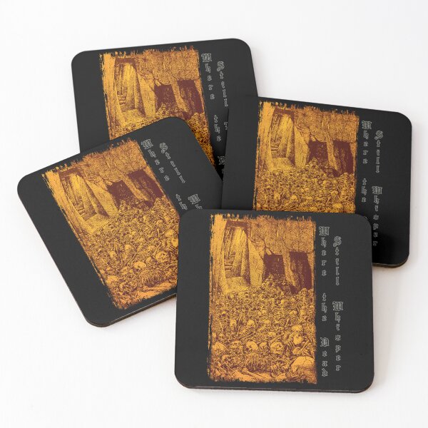 Item preview, Where The Dead Still Whisper (orange yellow version) designed and sold by Dungeon-Shop.