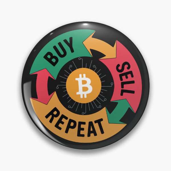 Item preview, Buy Sell Repeat Bitcoin - Trading Cycle Art designed and sold by cabana.space.