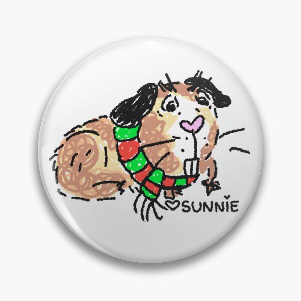 Item preview, Guinea Pig with A Cute Scarf designed and sold by SUNNiECOLORS.