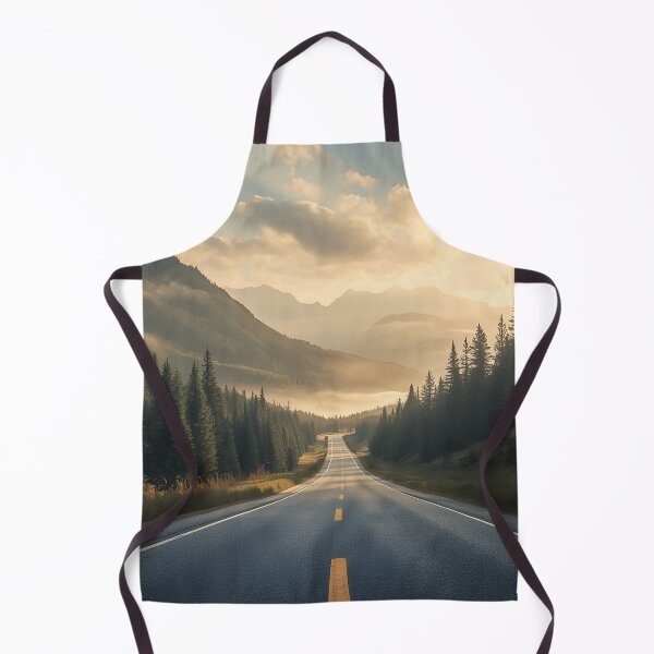 Item preview, Endless Mountain Road at Golden Hour designed and sold by athanasioungr.