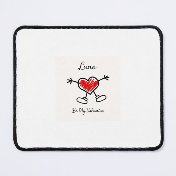 Item preview, Luna Is My Valentine – Romantic Name Valentine Gift designed and sold by chessnegocios.
