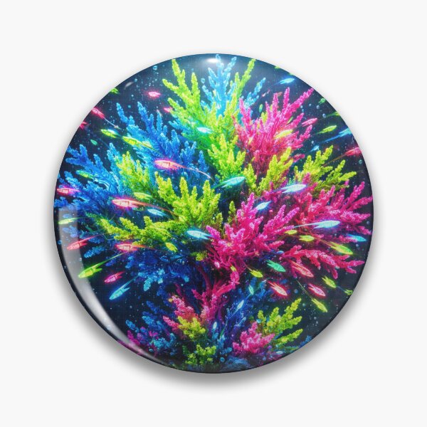 Item preview, Neon Coral Mind – Neurodivergent Spectrum Art designed and sold by DigitalDropArts .