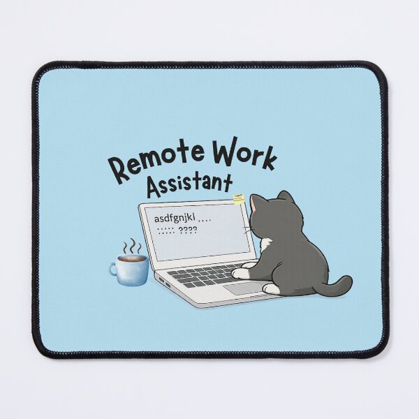 Item preview, Remote Work Assistant Cat – Funny Work From Home Meme designed and sold by Artistusha.