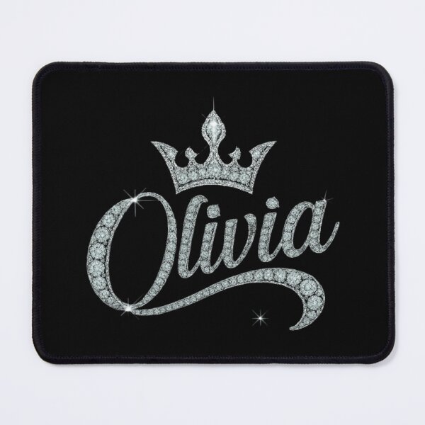 Item preview, Olivia Diamond Crown Name Art – Glamorous Personalized Gift for Girls, Teens & Women designed and sold by Williams Anderson.