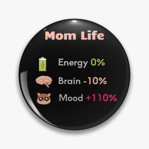 Item preview, Mom Life Mug – Energy 0%, Brain -10%, Mood +110% Funny Mom Coffee Cup designed and sold by Giota29.