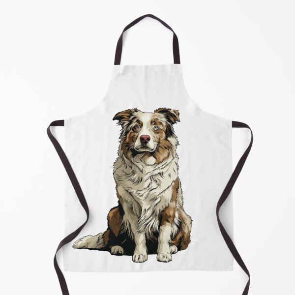 Item preview, Red Merle Australian Shepherd Dog Illustration designed and sold by whyitsme.