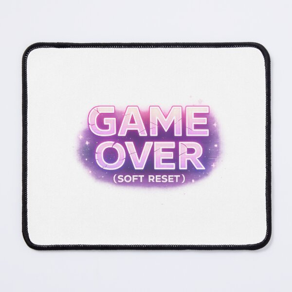 Item preview, Game Over Soft Reset Gaming Humor designed and sold by jgvisualarts.