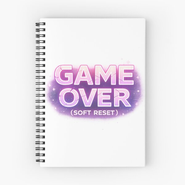 Item preview, Game Over Soft Reset Gaming Humor designed and sold by jgvisualarts.
