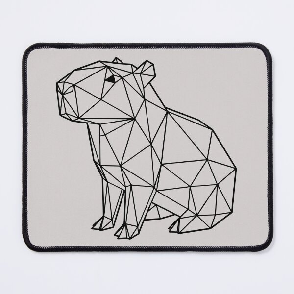 Item preview, Geometric Capybara, Modern Minimalist Origami designed and sold by capricedefille.
