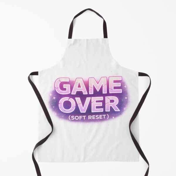 Item preview, Game Over Soft Reset Gaming Humor designed and sold by jgvisualarts.