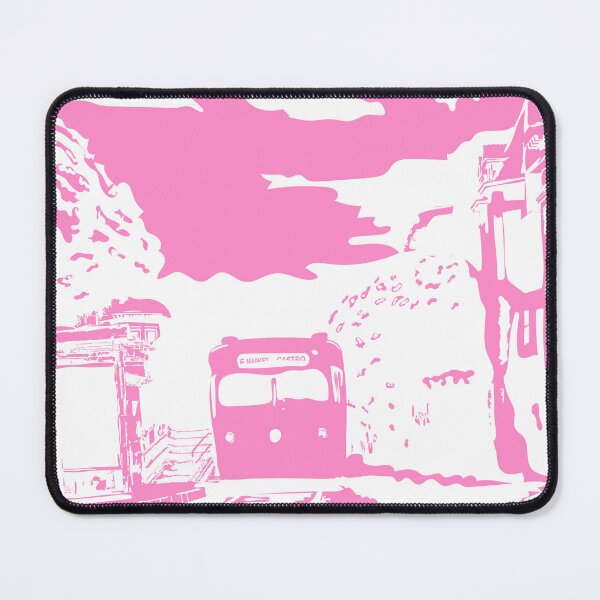 Item preview, Light Pink Single Color San Francisco Castro Muni Stop designed and sold by krithi kreations.
