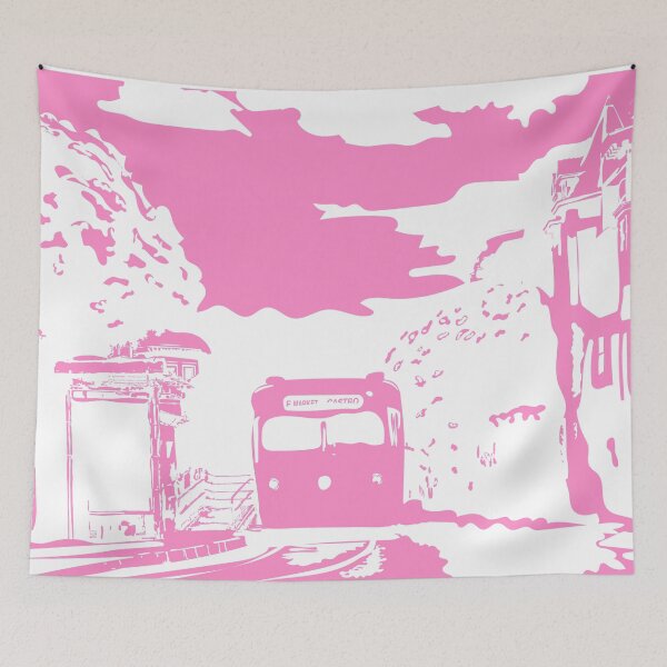 Item preview, Light Pink Single Color San Francisco Castro Muni Stop designed and sold by krithi kreations.