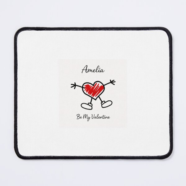 Item preview, Amelia Is My Valentine – Romantic Name Valentine Gift designed and sold by chessnegocios.