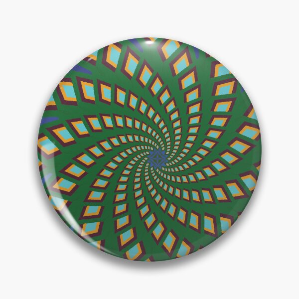 Item preview, Green Healing Mandala on Fresh Sky Blue designed and sold by OIL Pattern Design .