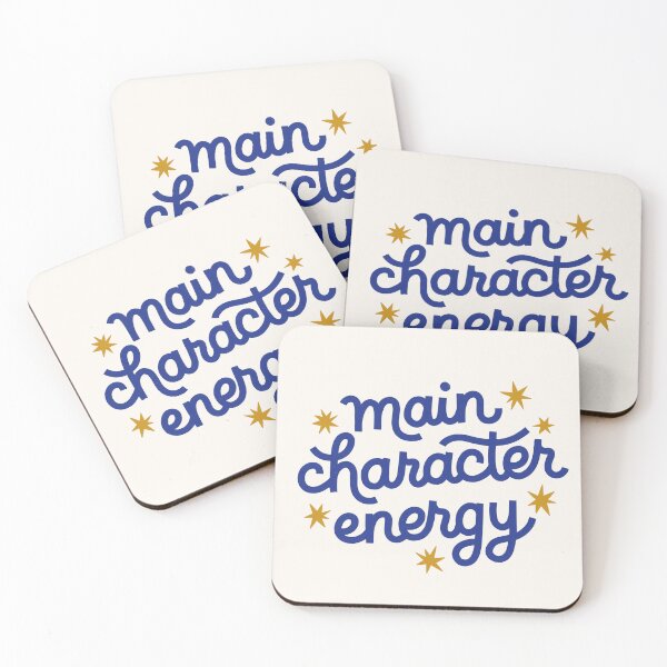 Item preview, Main Character Energy | Confident Quote Typography Art designed and sold by kacien.