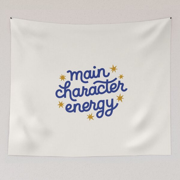 Item preview, Main Character Energy | Confident Quote Typography Art designed and sold by kacien.