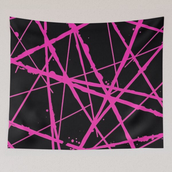 Item preview, Hot Pink Abstract Line Art designed and sold by Rhym3Zone.