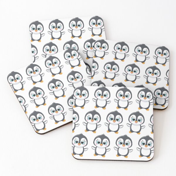Item preview, Cute Happy Penguin Pattern / Mini Penguin Happy Pattern designed and sold by lunadesignsmoon.