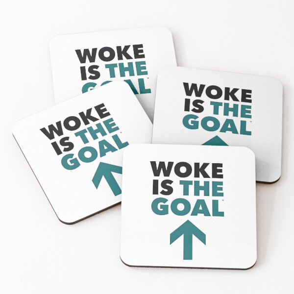 Item preview, Woke Is The Goal | Minimalist Social Justice Typography designed and sold by Wear2Transform.