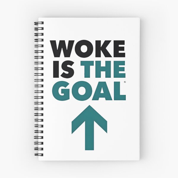 Item preview, Woke Is The Goal | Minimalist Social Justice Typography designed and sold by Wear2Transform.
